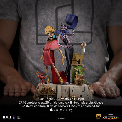 Pre-Order - Kuzco and Yzma Statue - The Emperor's New Groove - Deluxe Art Scale 1/10 - Iron Studios