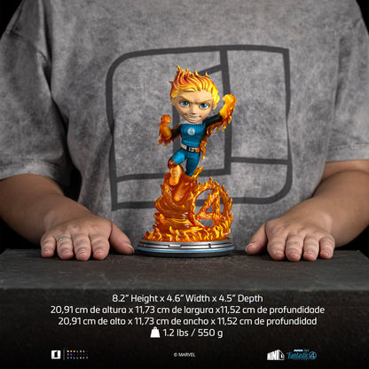 Human Torch Statue (Blue Suit Variant) - Fantastic Four - Minico - Iron Studios