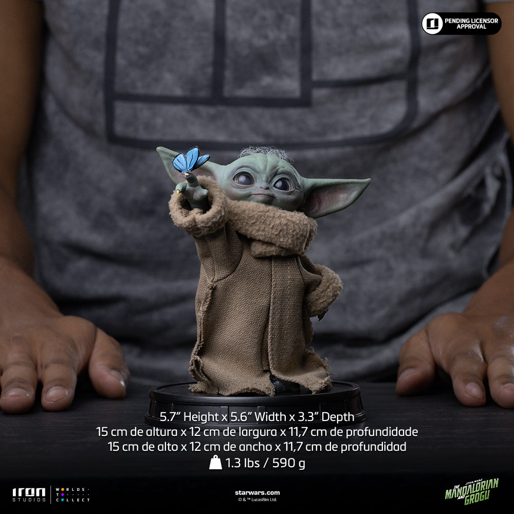 Pre-Order - Grogu Butterfly Wonder Statue - Mandalorian and Grogu Movie - Grogu Collection - Iron Studios