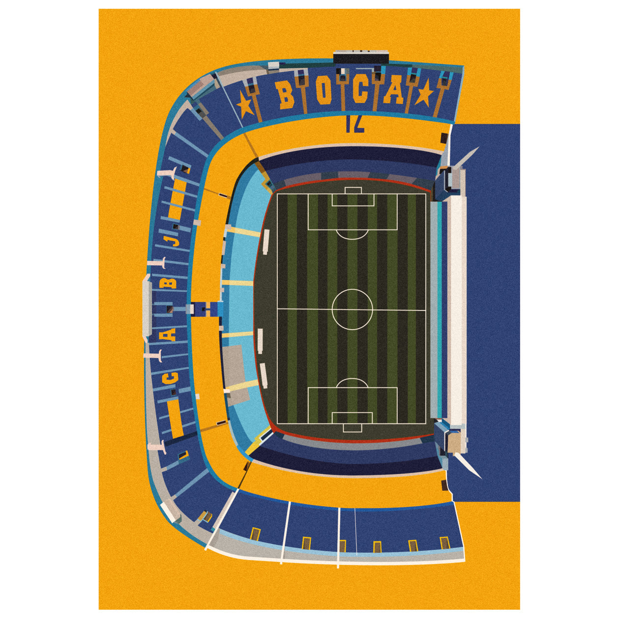 Chaussettes Football « La Bombonera » – Boca Juniors - Chulé