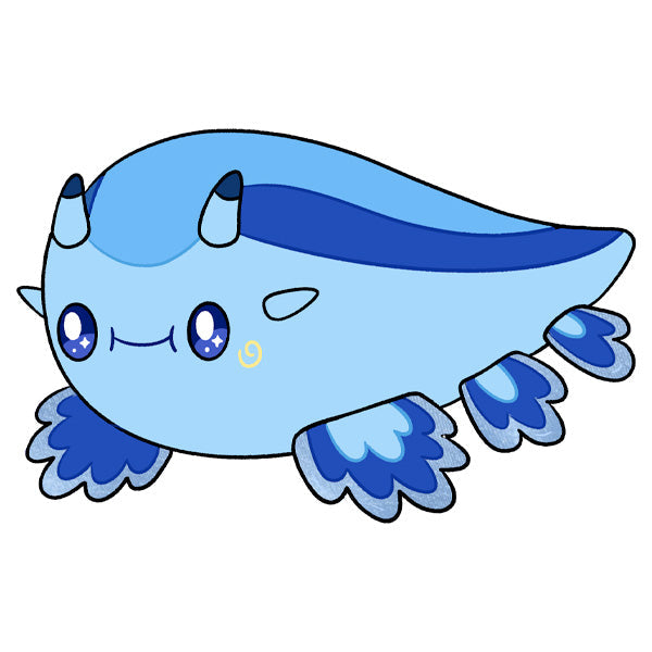 Peluche Mini Squishable – Limace de Mer Dragon Bleu