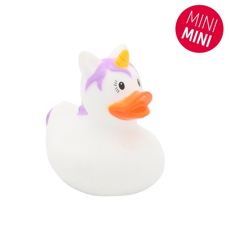 Mini white unicorn duck