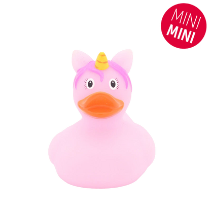 Mini Canard Licorne Rose