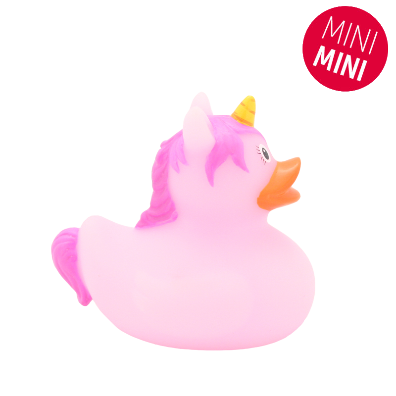 Mini Canard Licorne Rose