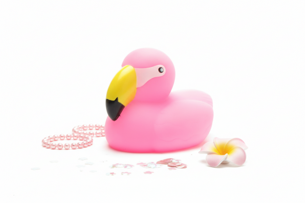 Rosa Badeflamingo