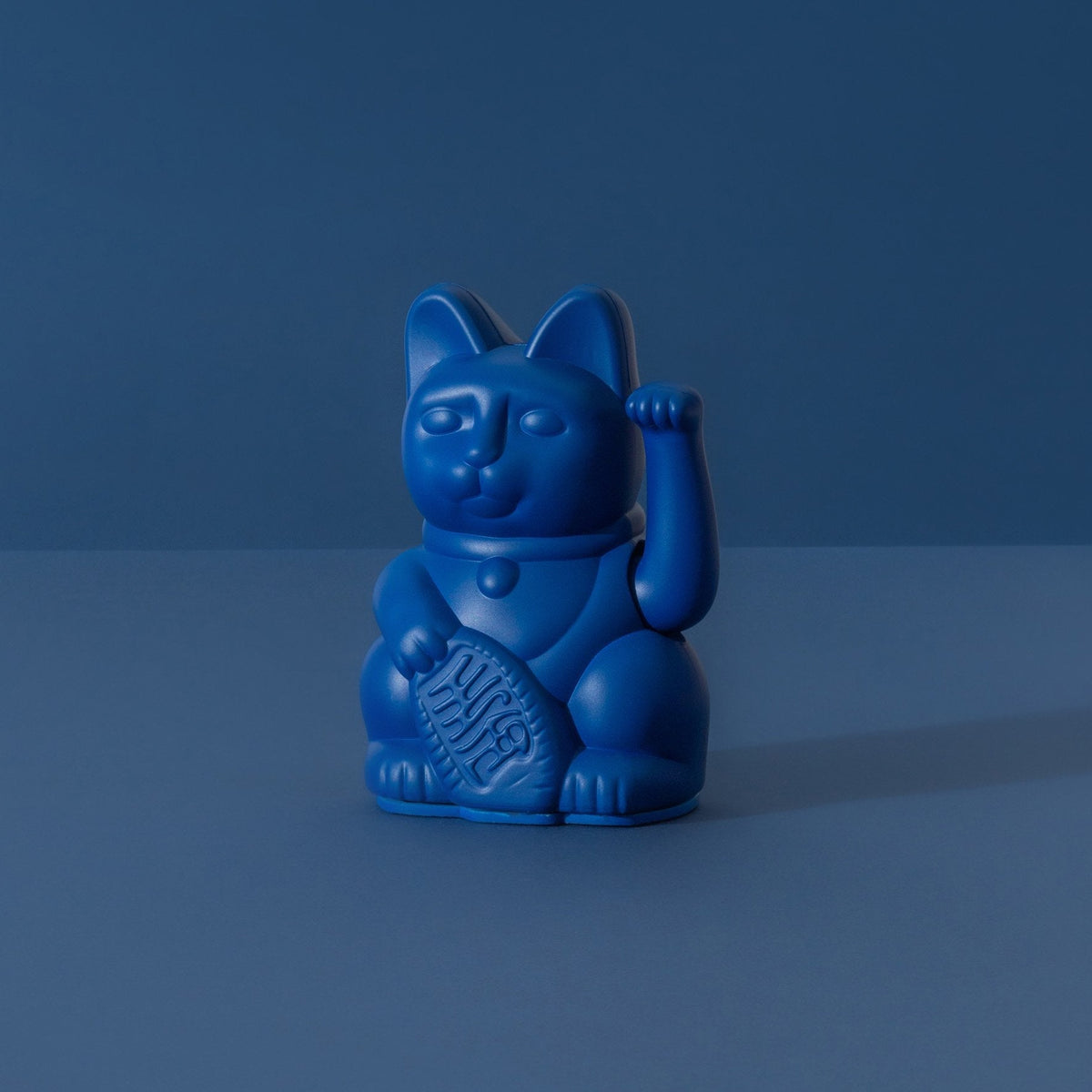 Mini Chat Chanceux Bleu Foncé