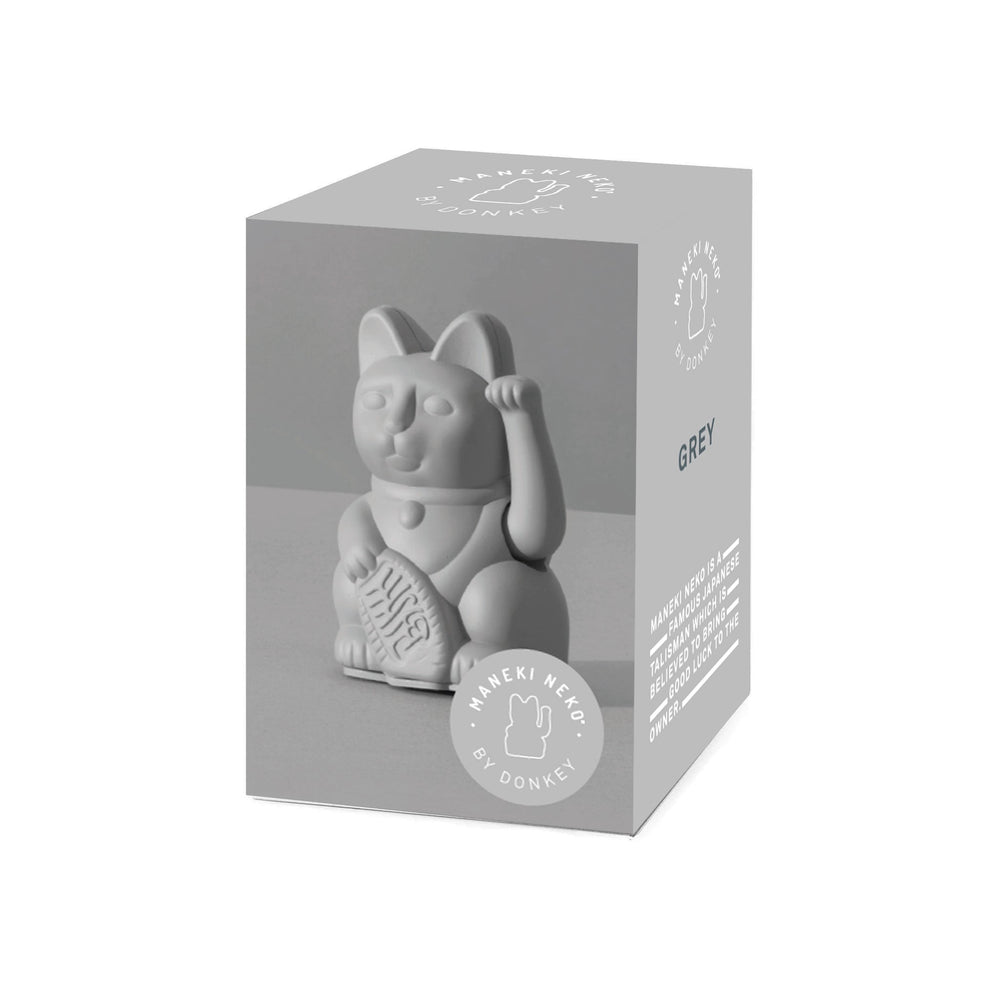 Mini Chat Chanceux Gris