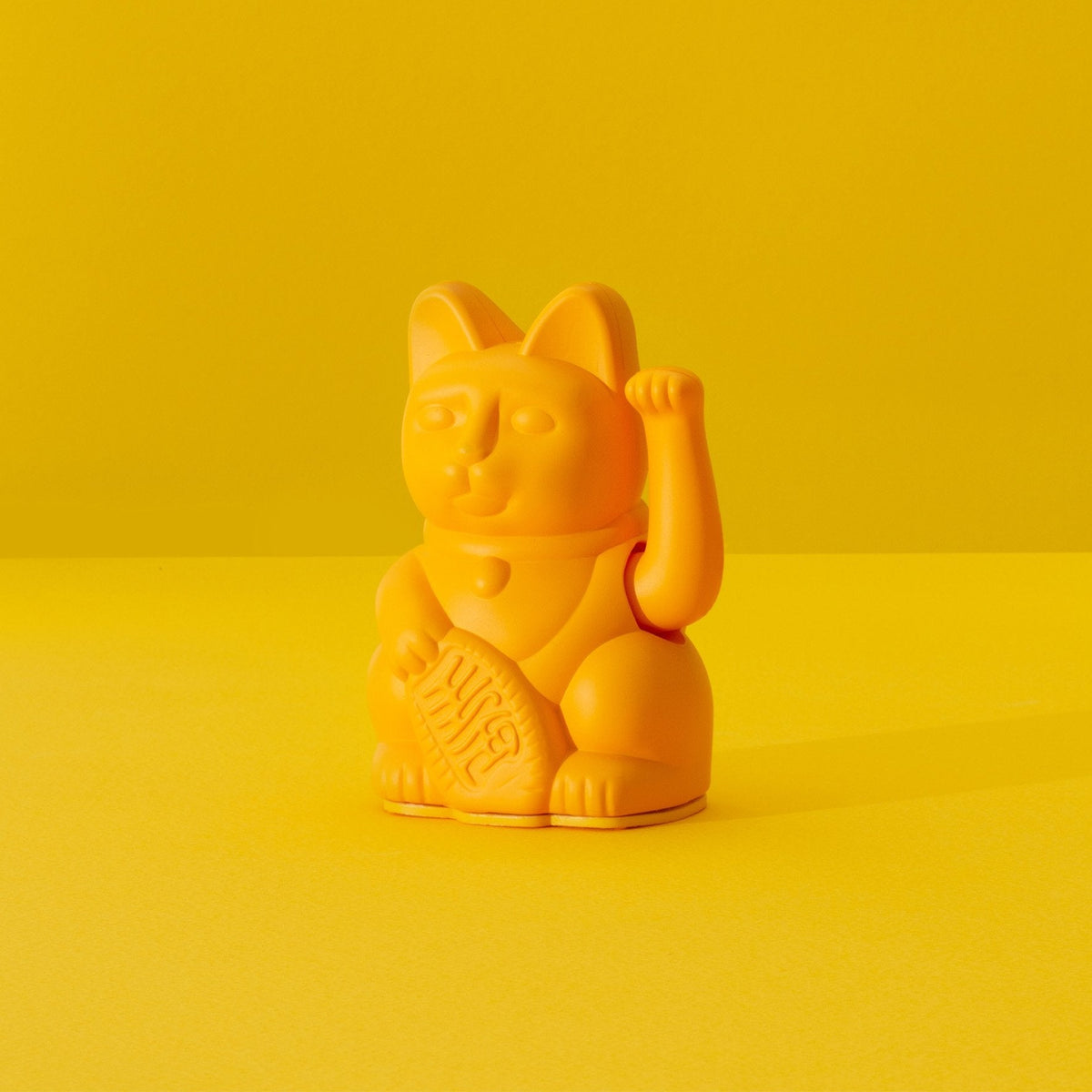Mini Lucky Cat Giallo Scuro