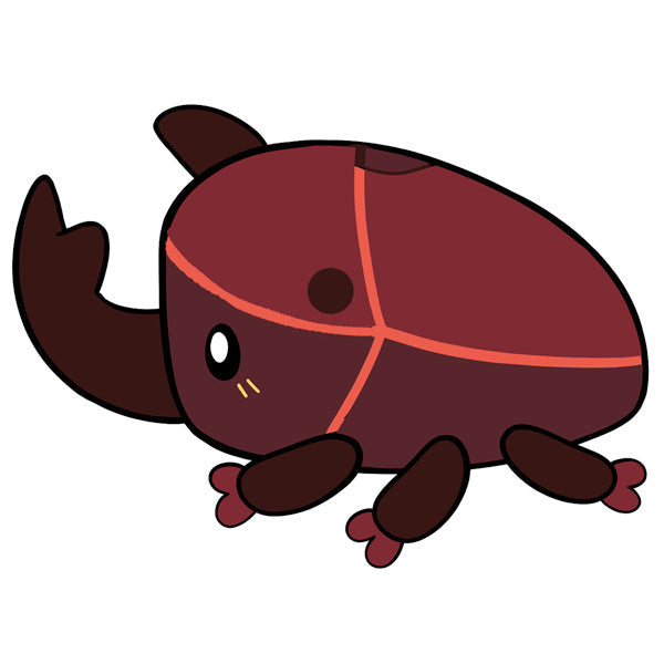 Peluche Mini Squishable – Scarabée Rhinocéros
