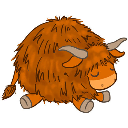 Peluche Mini Squishable – Vache Highland