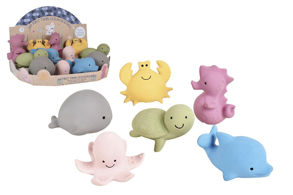 Set di 6 animali marini – Sonaglio, massaggiagengive e bagno