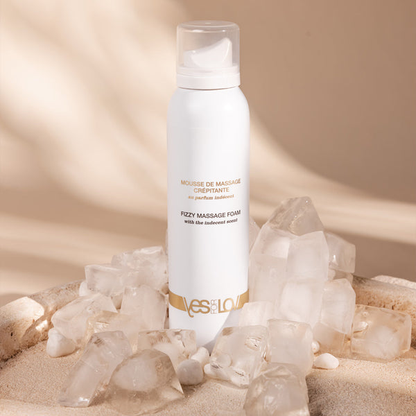 CRACKLING MASSAGE FOAM with an indecent scent