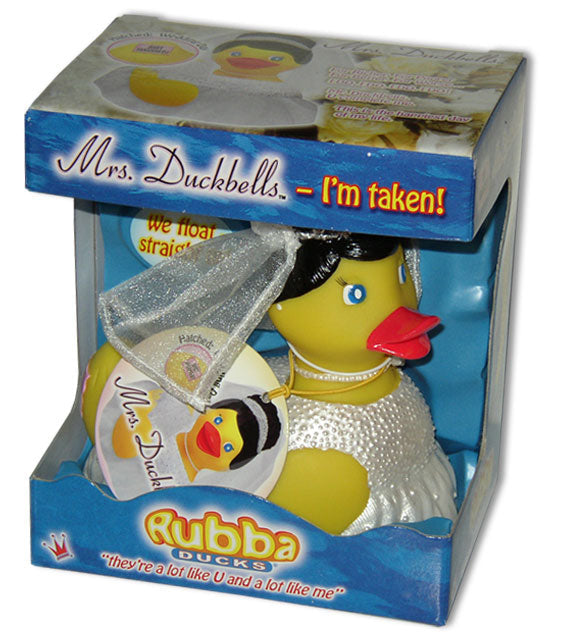 Paperella di gomma sposa «Mrs. Duckbells»