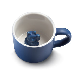 Mug Lucky Cat Maneki Neko Bleu Foncé – 150 ml