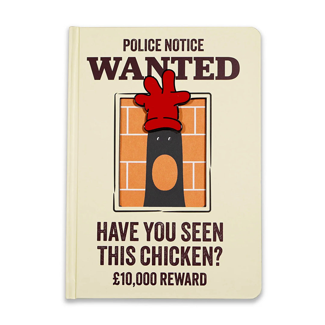 A5 Notebook (Hardcover/Die-cut Reveal) - Wallace & Gromit (Feathers