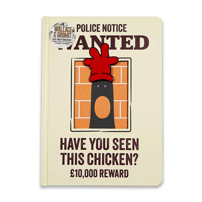 A5 Notebook (Hardcover/Die-cut Reveal) - Wallace & Gromit (Feathers