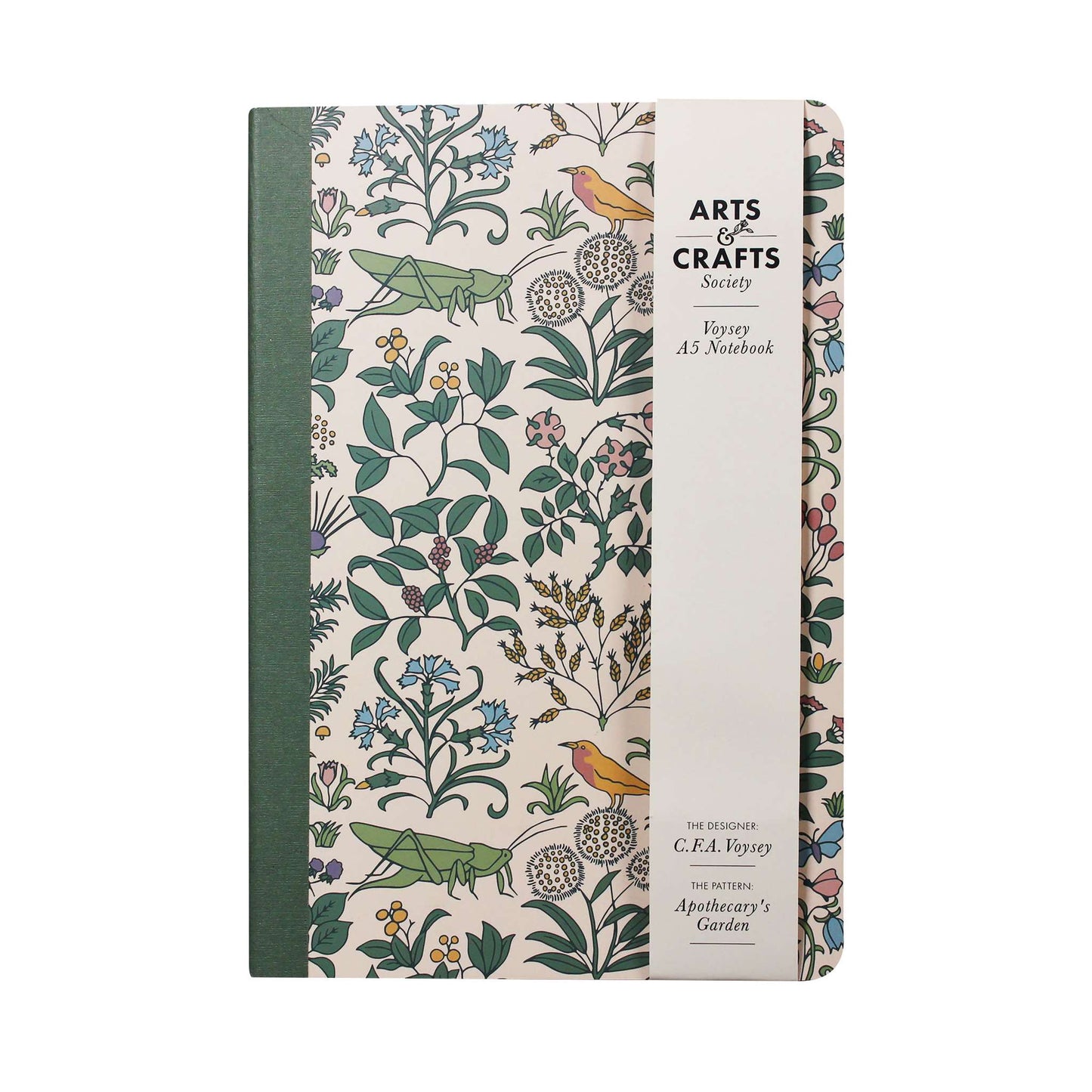 Carnet de notes Jardin botanique Voysey Faune et flore