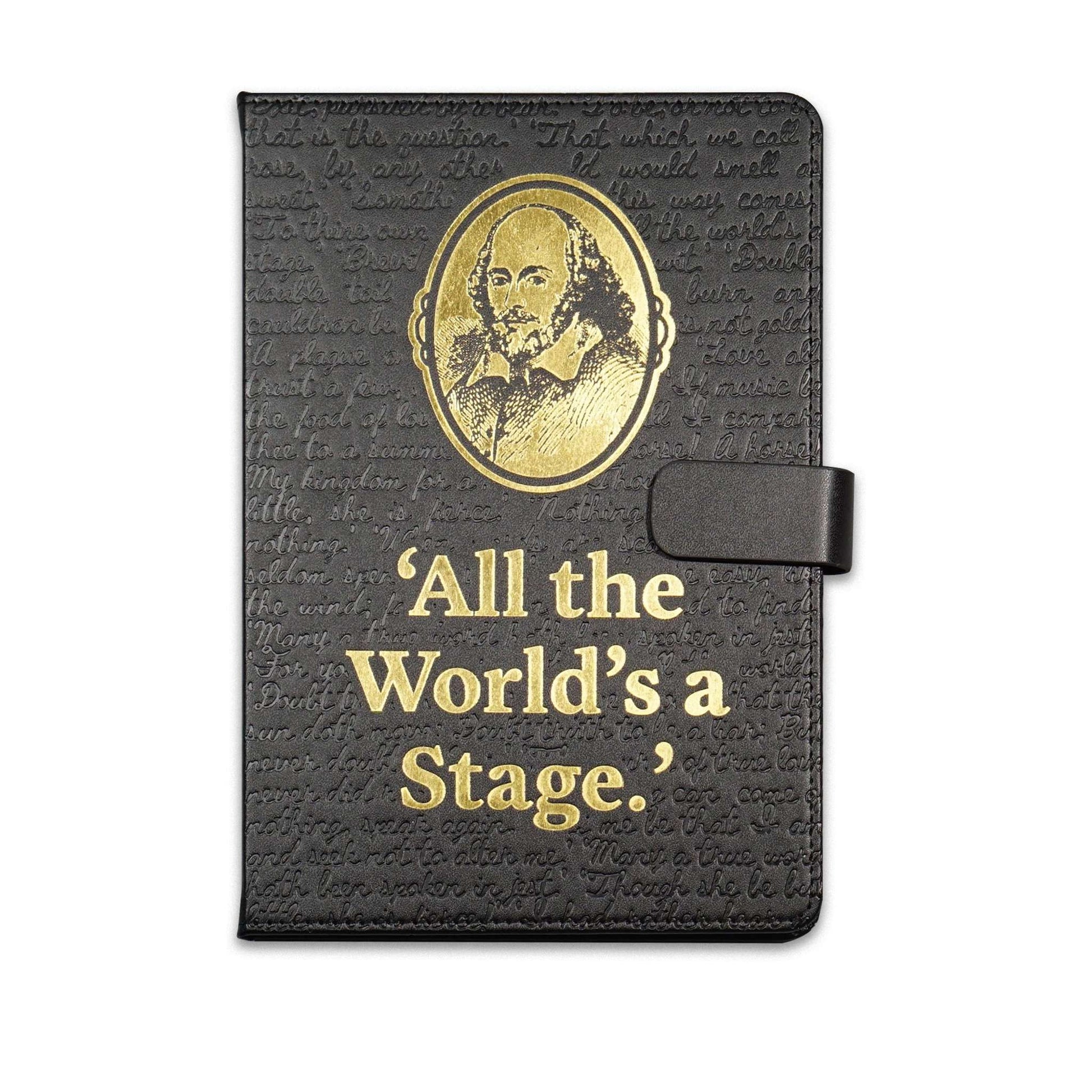 Carnet A5 souple Shakespeare - Le monde est une scène