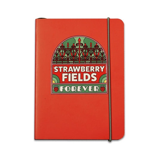 The Beatles Strawberry Fields Flexible A6 Notebook
