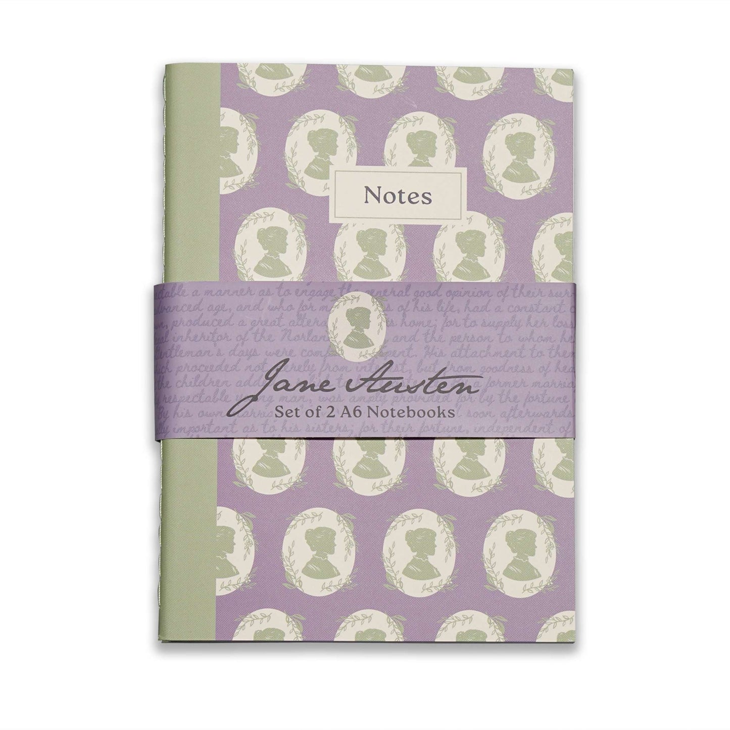 Ensemble de 2 carnets A6 Jane Austen