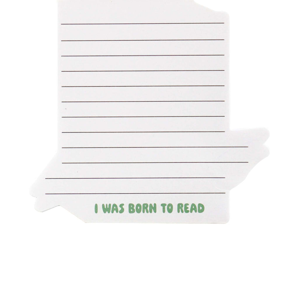 Carnet de poche découpé Pulteney Press - Born to Read