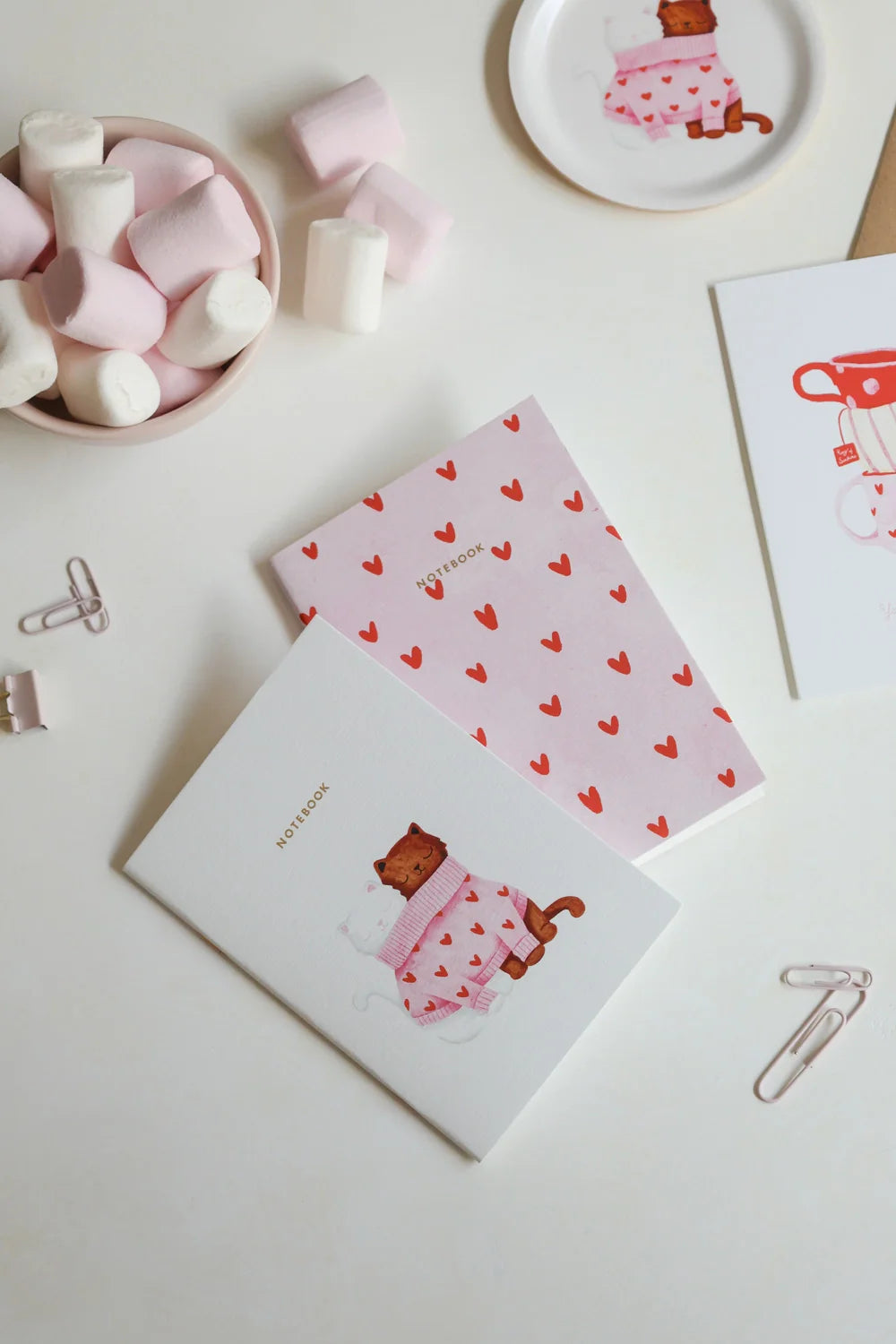 Duo Together Cats - Pocket Notebook A6 DUO