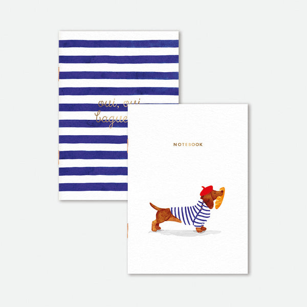Duo Yes Baguette - A6 Pocket Notebook DUO