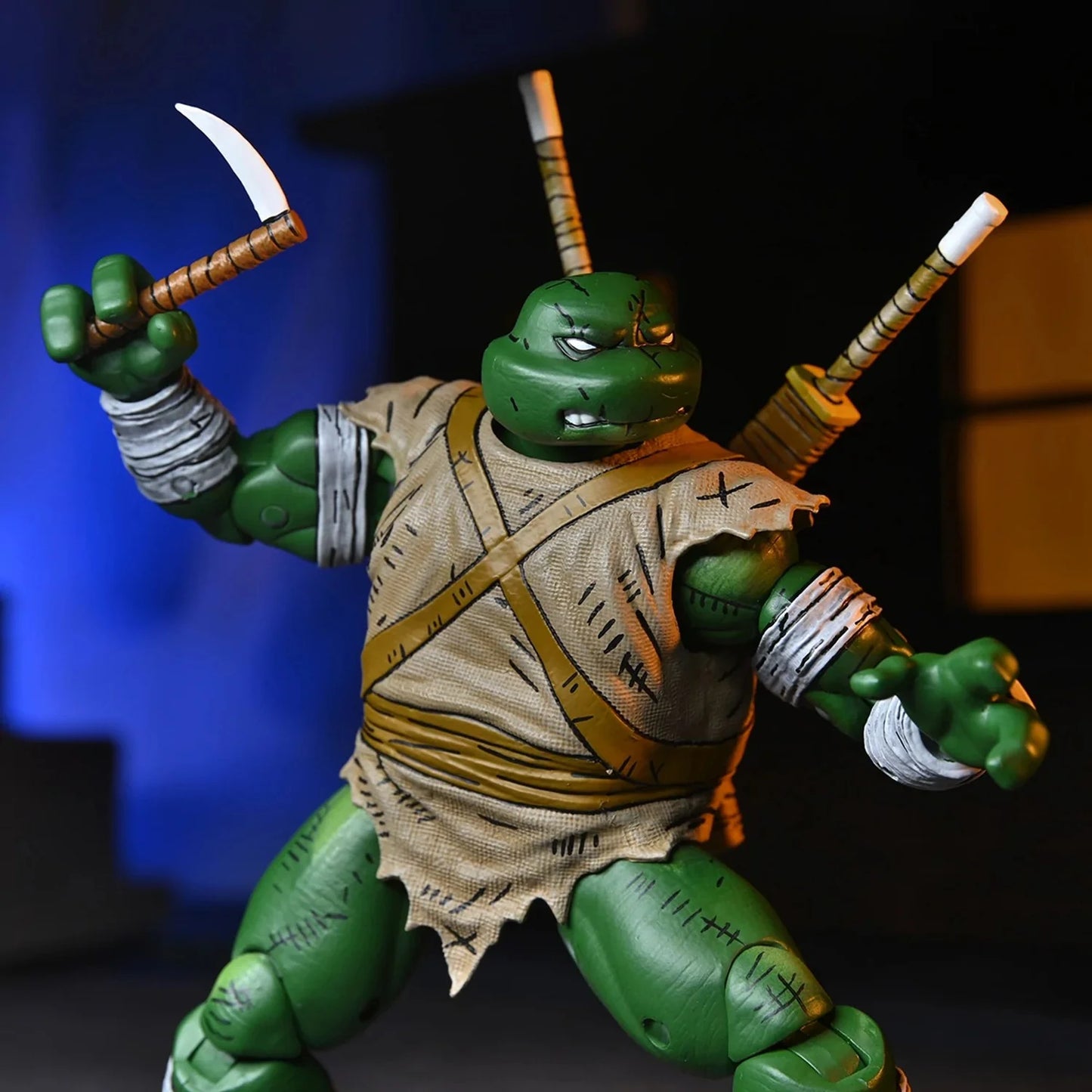 teenage mutant ninja turtles mirage comics 7 scale action figure michelangelo the wanderer neca