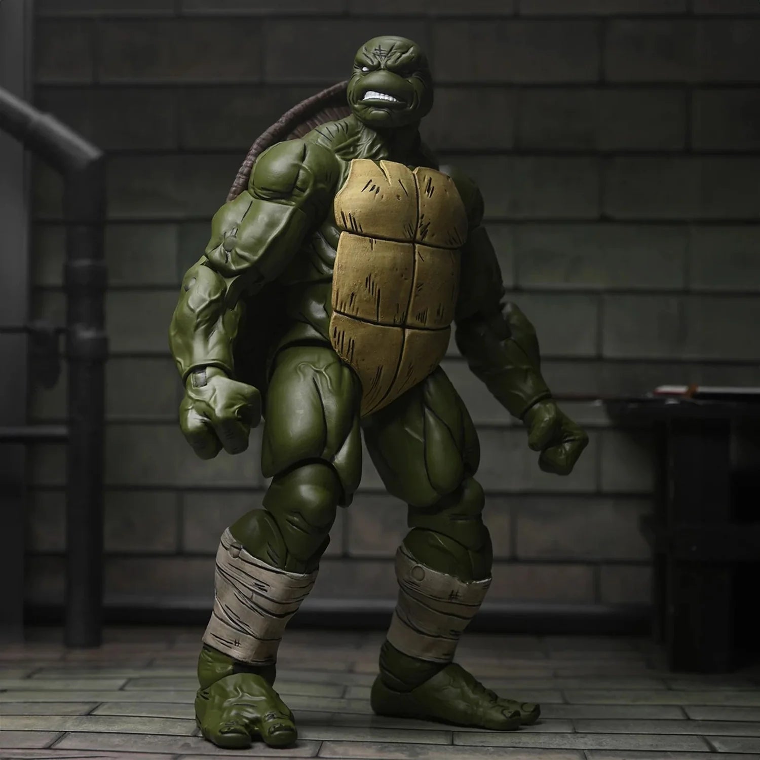 teenage mutant ninja turtles the last ronin 7 scale action figure battle damaged ronin neca