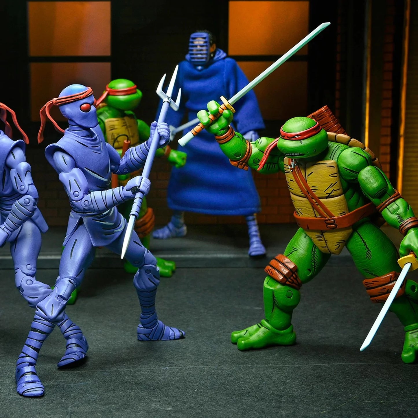 teenage mutant ninja turtles mirage comics 7 scale action figures leonardo neca