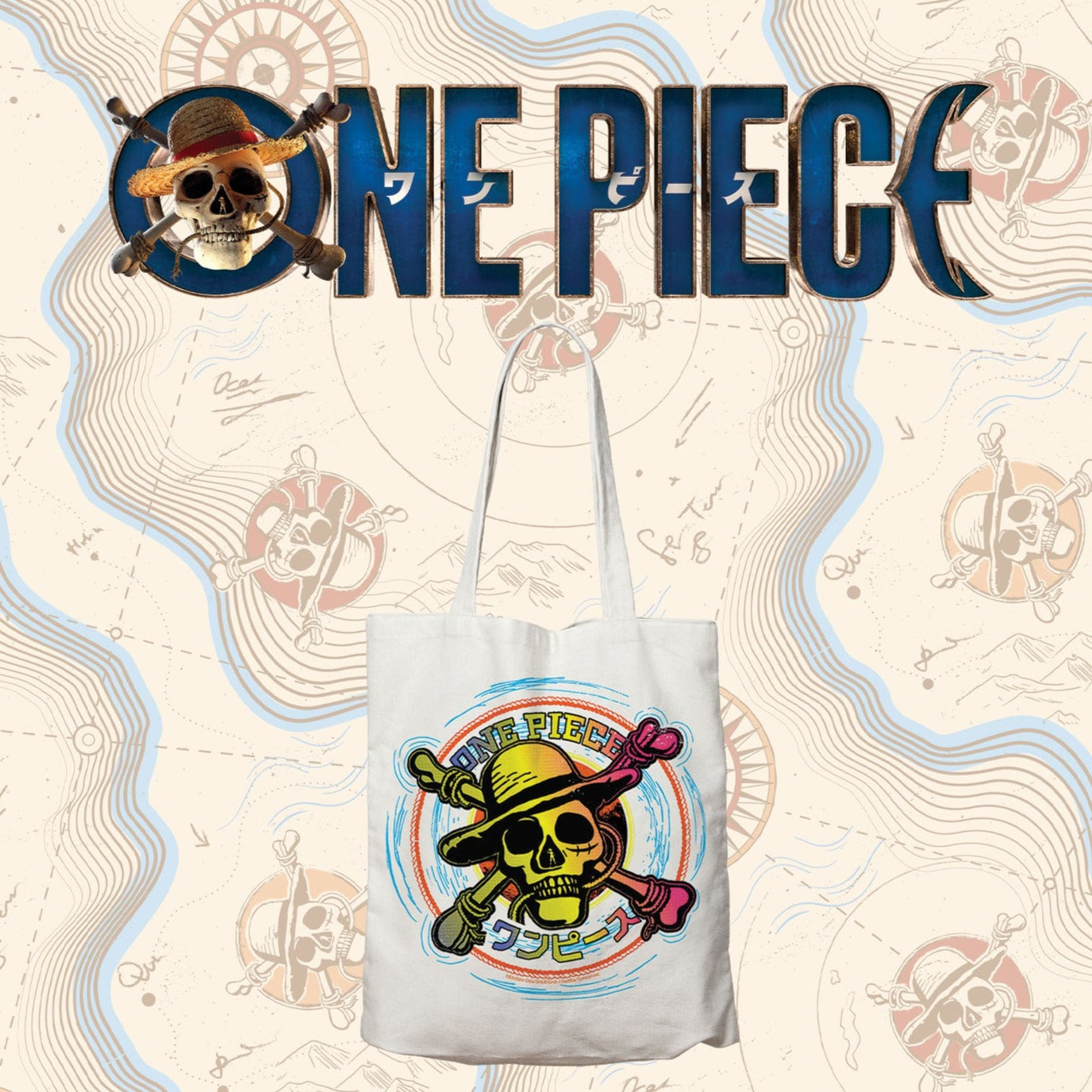 One Piece Tote Bag - Jolly Roger 