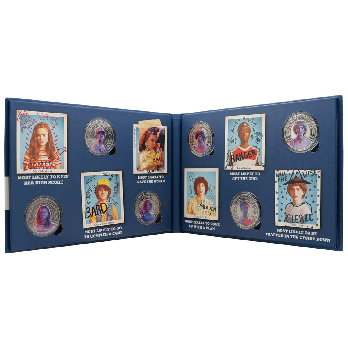 Objet collector Stranger Things - Yearbook Coin Album