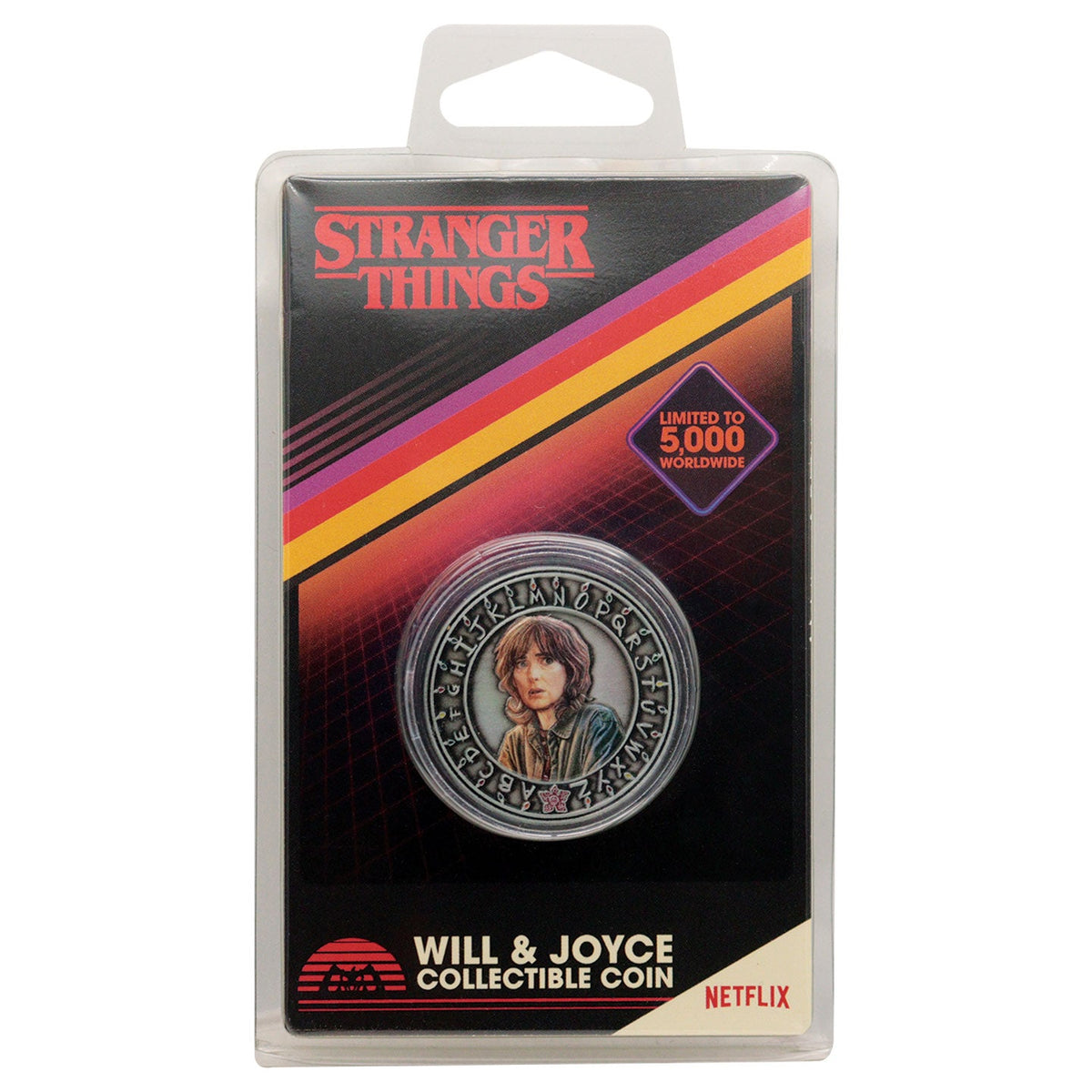 Pièce collector Stranger Things - Will and Joyce