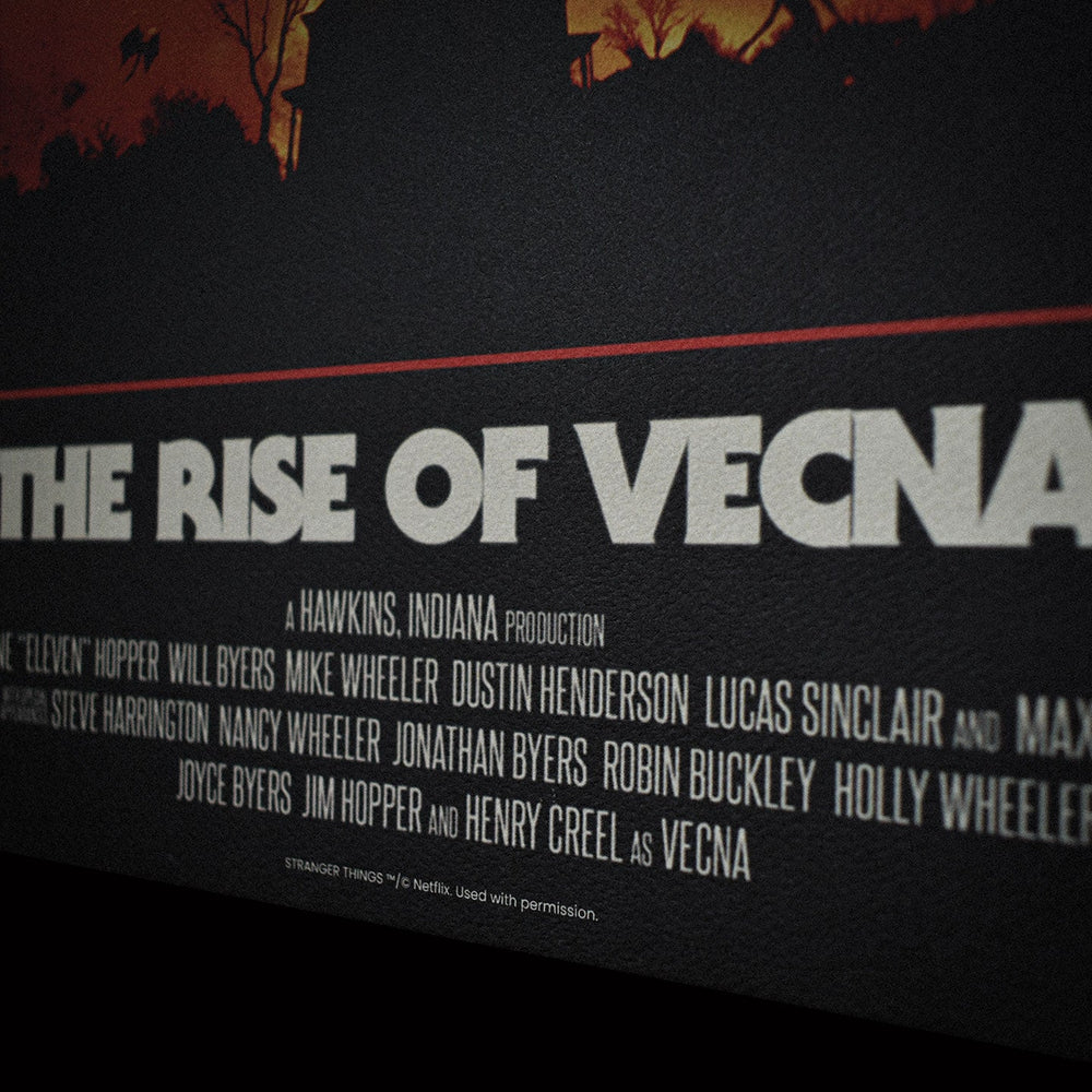 Affiche collector A3 Stranger Things - Rise of Vecna