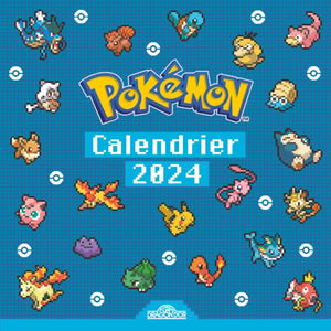 Calendrier Pokemon Pixel Art 2024