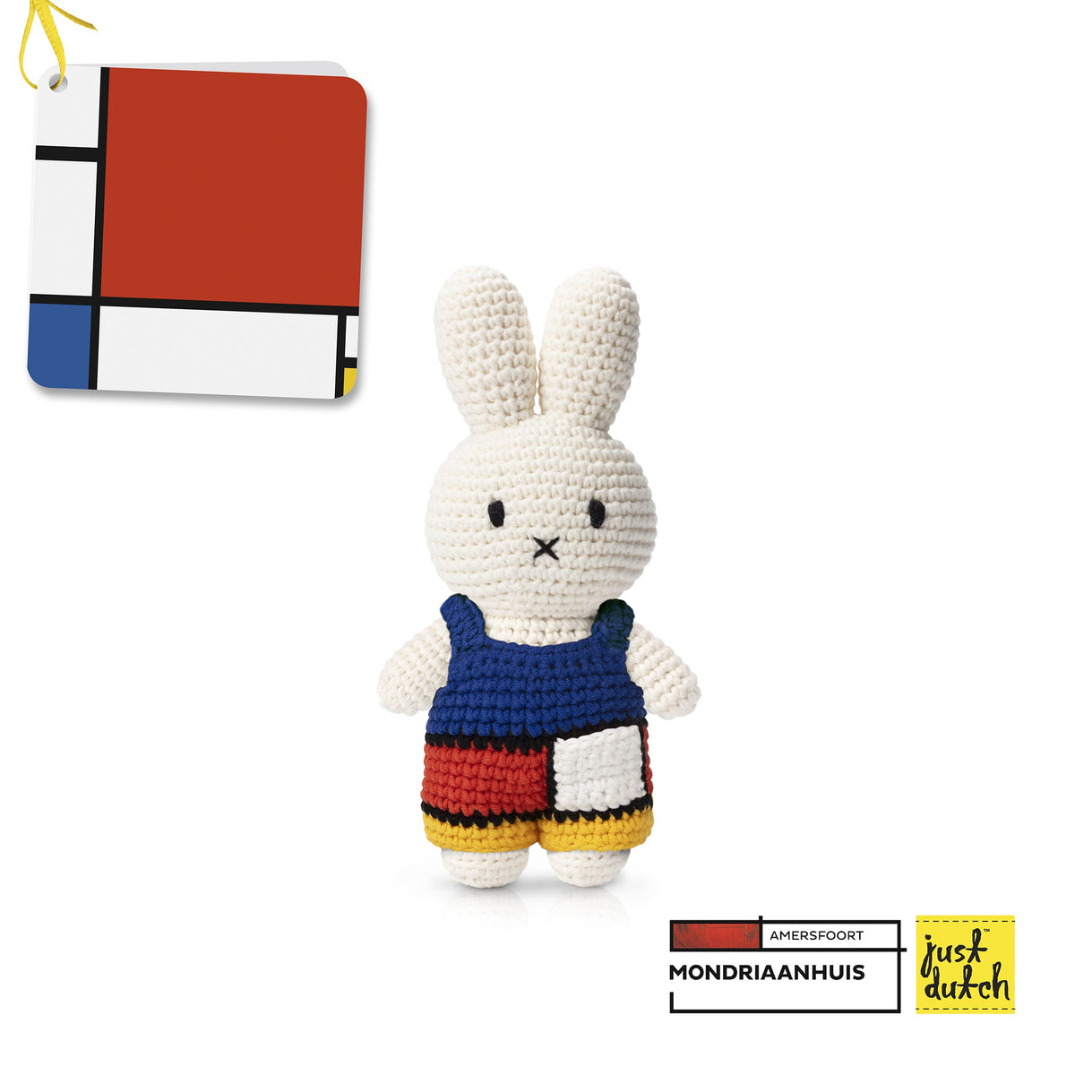 Peluche Miffy - Salopette Mondrian