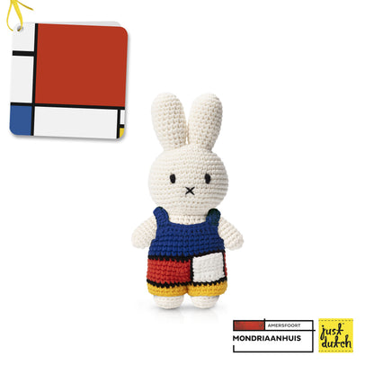 Peluche Miffy - Salopette Mondrian