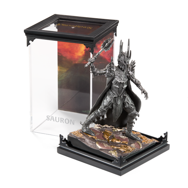 diorama sauron le seigneur des anneaux figurine de collection noble collection