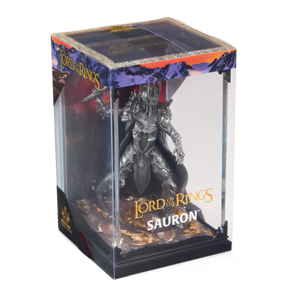 diorama sauron le seigneur des anneaux figurine de collection noble collection