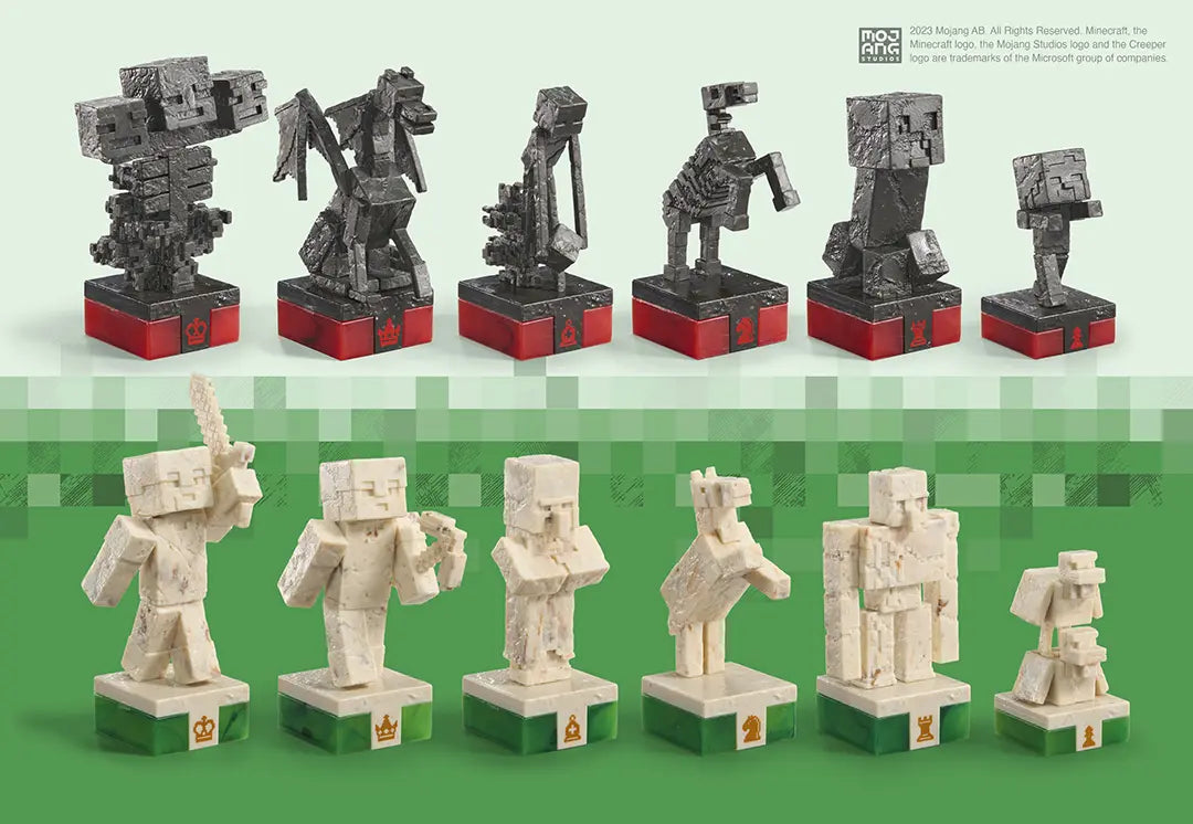 Minecraft Chess Game - Surface Heroes VS Monsters