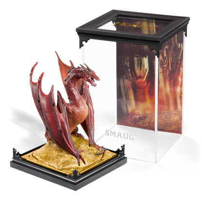 diorama smaug bilbon le hobbit figurine de collection noble collection