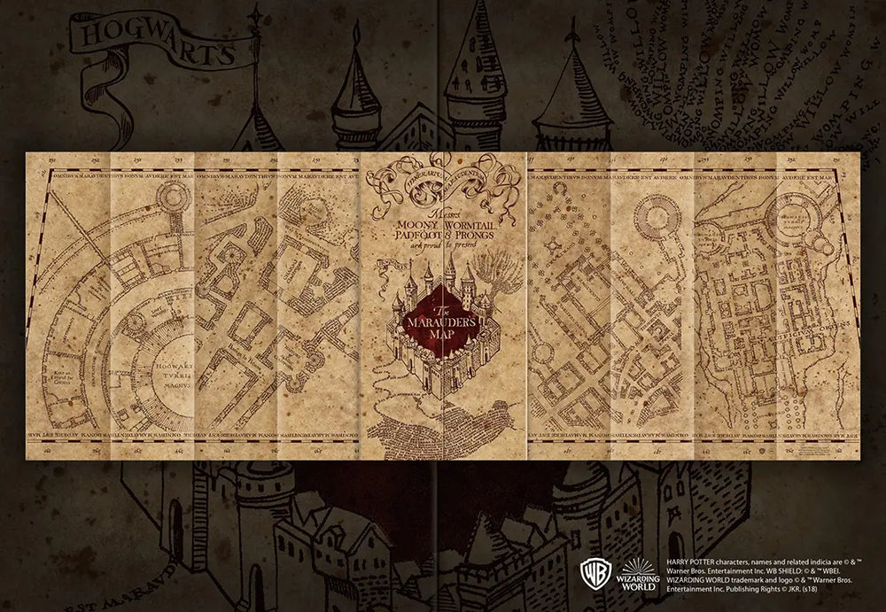 Puzzle Harry Potter - Carte du Maraudeur