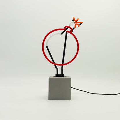 "Bomb" neon sign