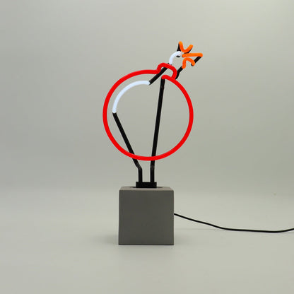 "Bomb" neon sign
