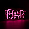 Bar al neon rosa