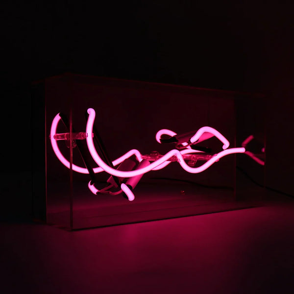 Neon 'HUB' (Love in Arabic)