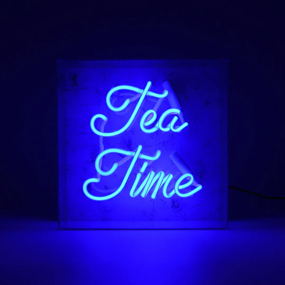 Neonschild Tea Time