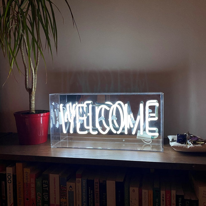 Neon bianco BENVENUTO
