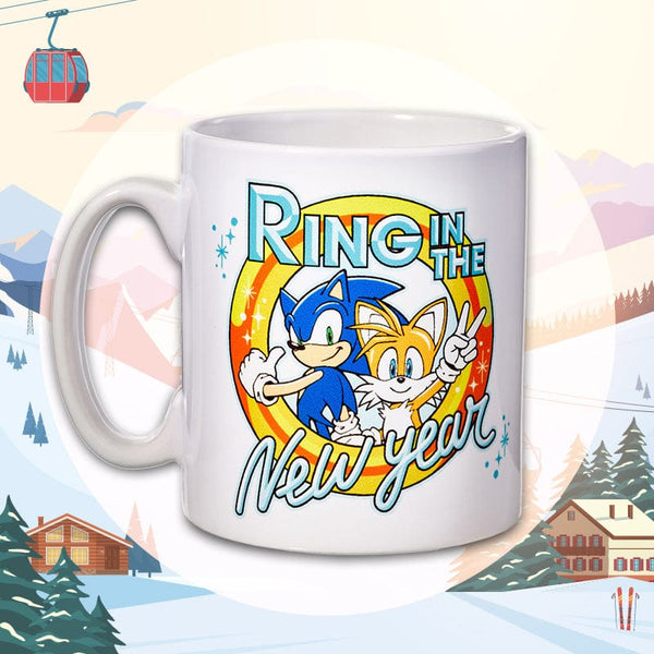 Sonic the Hedgehog “Ring in the New Year” Mug