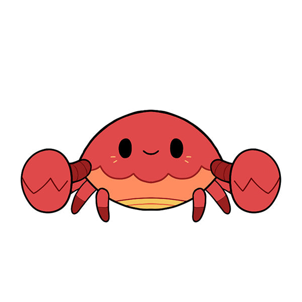 Peluche Squishable – Crabe